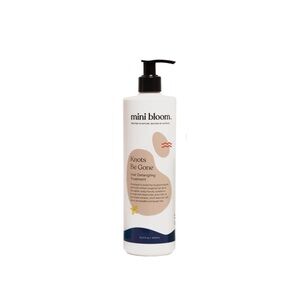 White Hair Care Bottle with Minimalist Design